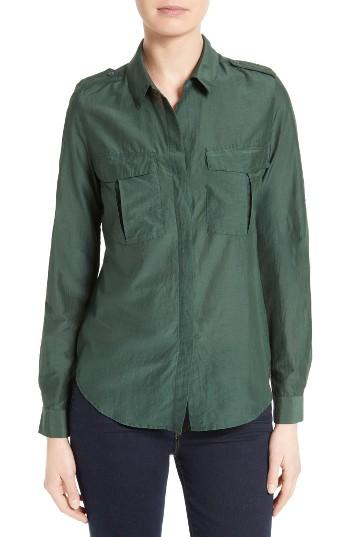 Women's L'agence Cotton & Silk Blouse