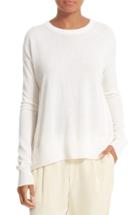 Women's Vince Boxy Cashmere Pullover - White