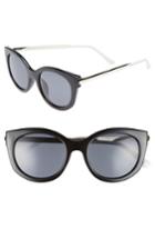 Women's Seafolly Long Beach 51mm Cat Eye Sunglasses - Monochrome