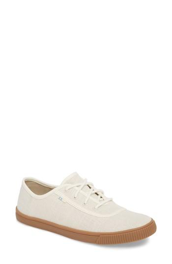 Women's Toms Carmel Sneaker .5 B - Ivory