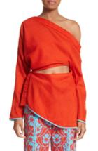 Women's Richard Malone Draped Split One-shoulder Top