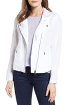 Women's Nic+zoe Linen Blend Biker Jacket