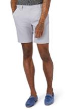 Men's Topman Twill Trouser Shorts - Grey