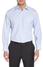 Men's Nordstrom Men's Shop Classic Fit Non-iron Stripe Dress Shirt .5 34 - Blue