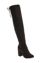 Women's Steve Madden Niela Stretchy Over The Knee Boot .5 M - Black