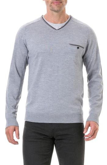 Men's Rodd & Gunn Goose Bay Wool Sweater - Grey