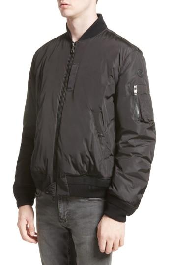 Men's Moncler Allix Down Bomber Jacket - Green