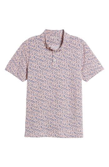 Men's Bonobos Flatiron Slim Fit Print Golf Polo - Pink