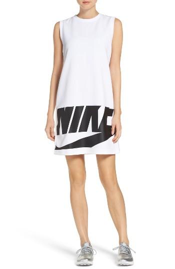Women's Nike Irreverent Tank Dress - White