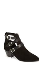 Women's Saint Laurent 'rock' Studded Bootie .5us / 36.5eu - Black