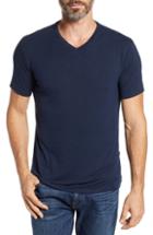 Men's Stone Rose V-neck T-shirt (xs) - Blue
