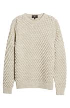 Men's Frye Ethan Fisherman Cable Sweater - Beige