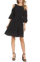 Women's Adrianna Papell Cold Shoulder Dress - Black