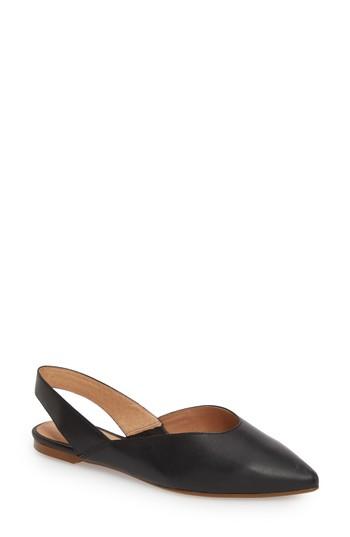 Women's Madewell Katrina Slingback Flat M - Black
