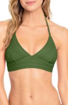 Women's Robin Piccone Lily Halter Bikini Top - Green