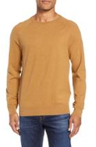 Men's French Connection Regular Fit Stretch Cotton Crewneck Sweater - Brown