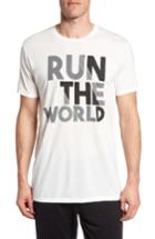 Men's Zella Run The World T-shirt, Size - White