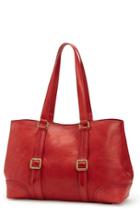 Frye Claude Leather Tote - Red