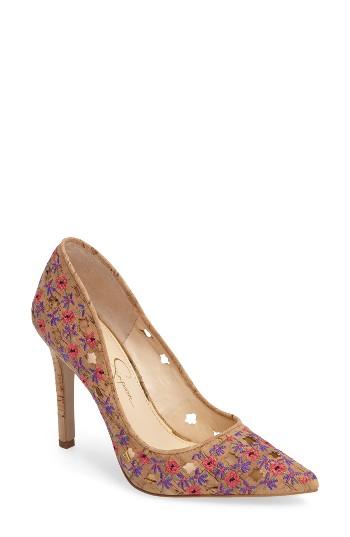 Women's Jessica Simpson Cassani Pointy Toe Pump M - Pink