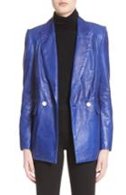 Women's Simon Miller Lambskin Blazer - Blue