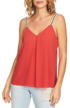 Women's 1.state Embroidered Strap Camisole, Size - Red