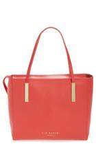 Ted Baker London Sarahh Leather Shopper - Red
