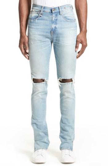 Men's R13 Deacon Skate Skinny Fit Jeans - Blue
