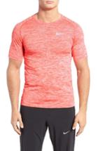 Men's Nike Men Dry Knit Running T-shirt - Orange