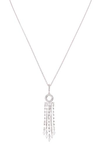 Women's Nina Baguette Fringe Pendant Necklace