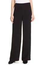 Women's Theory High Waist Wide Leg Pants - Black