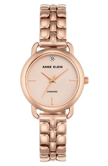 Women's Anne Klein Diamond Bracelet Watch, 30mm