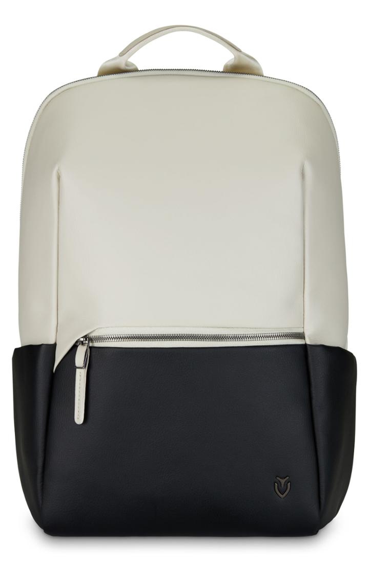 Men's Vessel Signature 2.0 Faux Leather Backpack - Beige