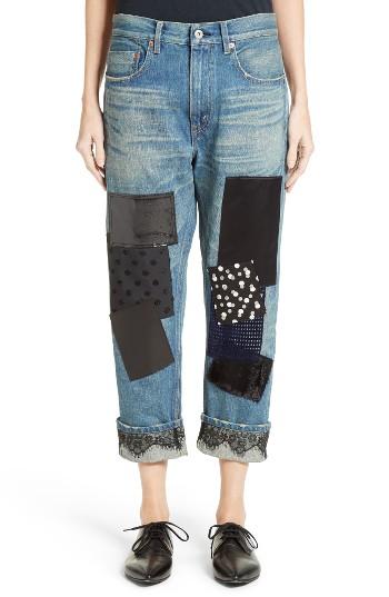 Women's Junya Watanabe Patchwork Boyfriend Jeans
