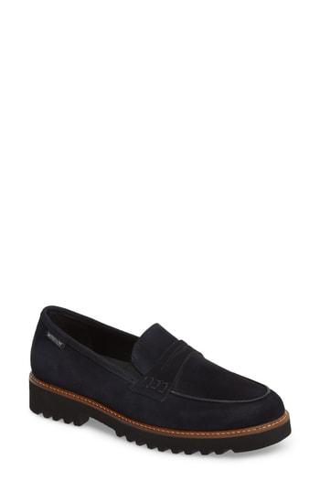 Women's Mephisto Sidney Penny Loafer M - Blue