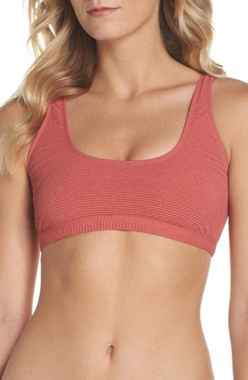 Women's Leith Malibu Bikini Top - Red
