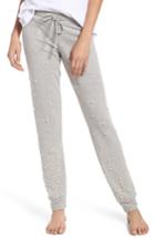 Women's Michael Lauren Price Imitation Pearl Embellished Lounge Pants - Grey