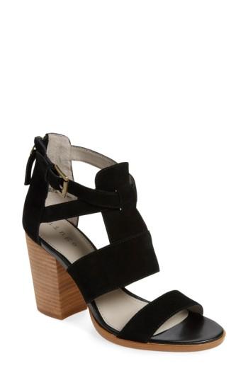 Women's Hinge 'cora' Block Heel Sandal .5 M - Black