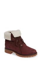 Women's Timberland Jayne Waterproof Bootie .5 M - Burgundy