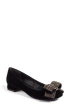 Women's Tory Burch Josephine Embellished Bow Pump