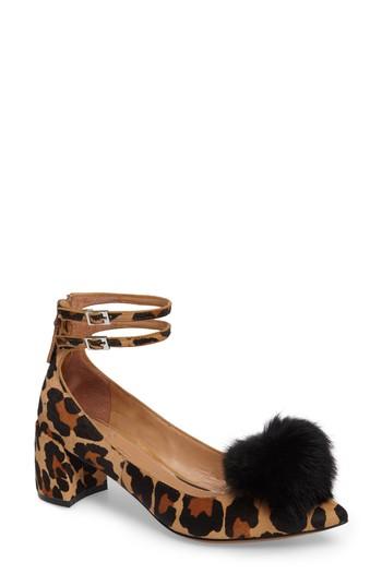 Women's Linea Paolo Nadine Ii Ankle Strap Pump .5 M - Brown