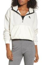 Women's Nike Nikelab Essential Half Zip Fleece Hoodie - Ivory