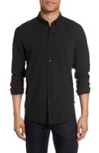 Men's Ag Grady Slim Fit Organic Cotton Sport Shirt - Black