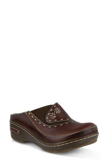 Women's L'artiste Chino Clog, Size - Brown