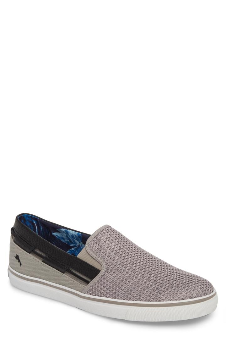 Men's Tommy Bahama Exodus Mesh Slip-on Sneaker M - Grey