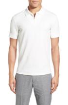 Men's Vince Camuto Slim Fit Mesh Polo, Size - White