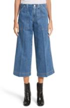 Women's Acne Studios Texa Wide Leg Crop Jeans Us / 38 Eu - Blue