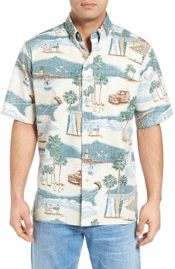Men's Reyn Spooner Coastal Town Classic Fit Sport Shirt