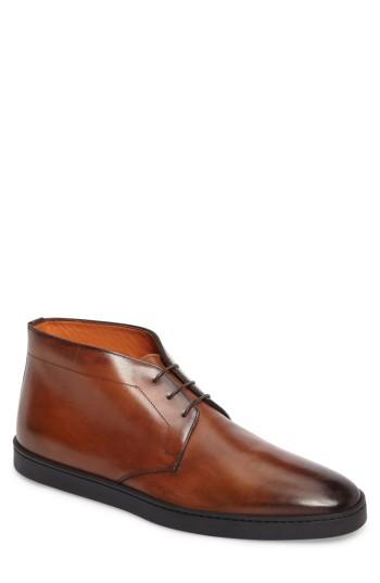 Men's Santoni 'eddy' Chukka Boot D - Brown