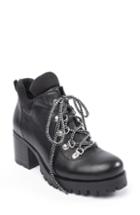 Women's Jane And The Shoe Meesh Platform Combat Boot M - Black