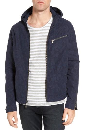 Men's John Varvatos Star Usa Tonal Camo Print Hooded Jacket
